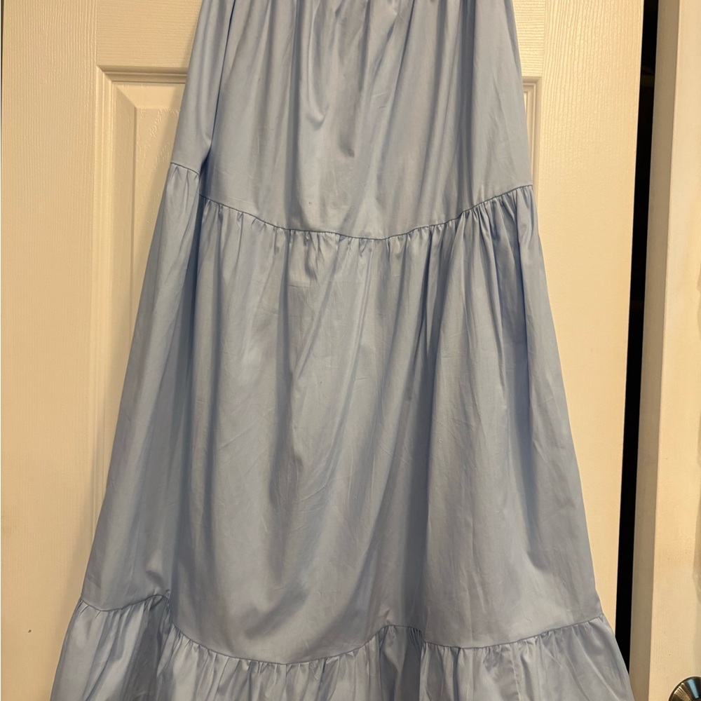 Sky Blue OPT Maxi Skirt for Women